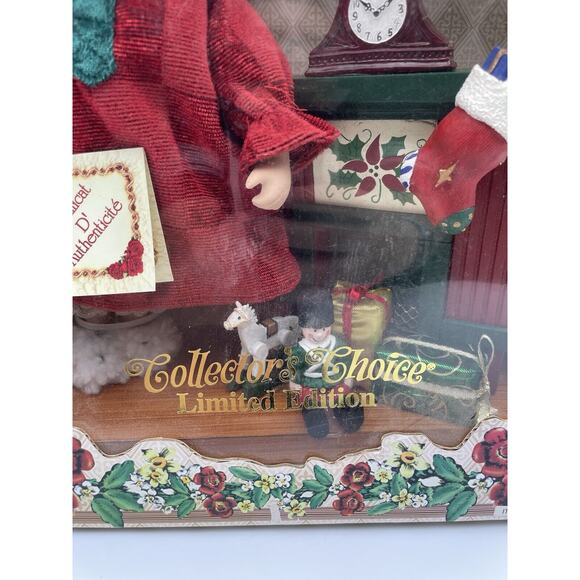 Collector's Choice Limited Edition Fine Bisque Porcelain Doll Christmas ~NEW ~ - Picture 3 of 11